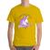 Tricou adler barbat lets drink galben