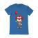 Tricou adler barbat nice clown albastru azuriu