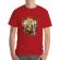Tricou adler barbat the barbarian rosu
