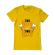 Tricou adler barbat two beer galben