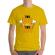 Tricou adler barbat two beer galben