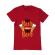 Tricou adler barbat two beer rosu