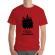 Tricou adler barbat witch purrrlease rosu