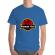 Tricou adler barbat worked out albastru azuriu