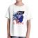 Tricou adler copil be positive alb