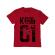 Tricou adler copil flower king rosu