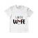 Tricou adler copil i am the wife alb
