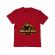 Tricou adler copil jurassic pug rosu