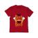 Tricou adler copil two beer rosu