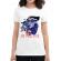 Tricou adler dama be positive alb