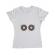 Tricou adler dama boobs rhythm alb