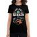 Tricou adler dama born genius negru