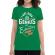 Tricou adler dama born genius verde mediu