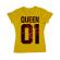 Tricou adler dama flower queen galben