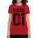Tricou adler dama flower queen rosu