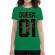 Tricou adler dama flower queen verde mediu