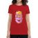Tricou adler dama homer donut rosu