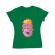 Tricou adler dama homer donut verde mediu