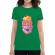 Tricou adler dama homer donut verde mediu