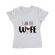 Tricou adler dama i am the wife alb
