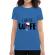 Tricou adler dama i am the wife albastru azuriu