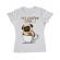 Tricou adler dama its coffee time alb