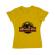 Tricou adler dama jurassic pug galben