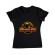 Tricou adler dama jurassic pug negru