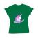 Tricou adler dama lets drink verde mediu