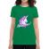 Tricou adler dama lets drink verde mediu