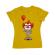 Tricou adler dama nice clown galben