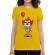 Tricou adler dama nice clown galben