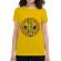 Tricou adler dama support your local hookers galben
