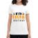 Tricou adler dama take me to my wife alb