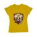 Tricou adler dama the barbarian galben