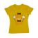Tricou adler dama two beer galben