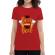 Tricou adler dama two beer rosu