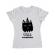 Tricou adler dama witch purrrlease alb