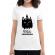 Tricou adler dama witch purrrlease alb