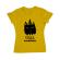 Tricou adler dama witch purrrlease galben