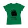 Tricou adler dama witch purrrlease verde mediu