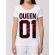 Tricou stanley stella dama flower queen alb