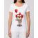 Tricou stanley stella dama nice clown alb