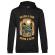 Hoodie barbat cu gluga catch a fish negru