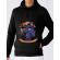 Hoodie barbat cu gluga purr halloween negru