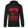 Hoodie barbat cu gluga ski trip negru