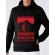 Hoodie barbat cu gluga ski trip negru