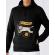 Hoodie barbat cu gluga stay furrious negru