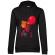 Hoodie dama cu gluga it is deadpool negru
