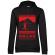 Hoodie dama cu gluga ski trip negru